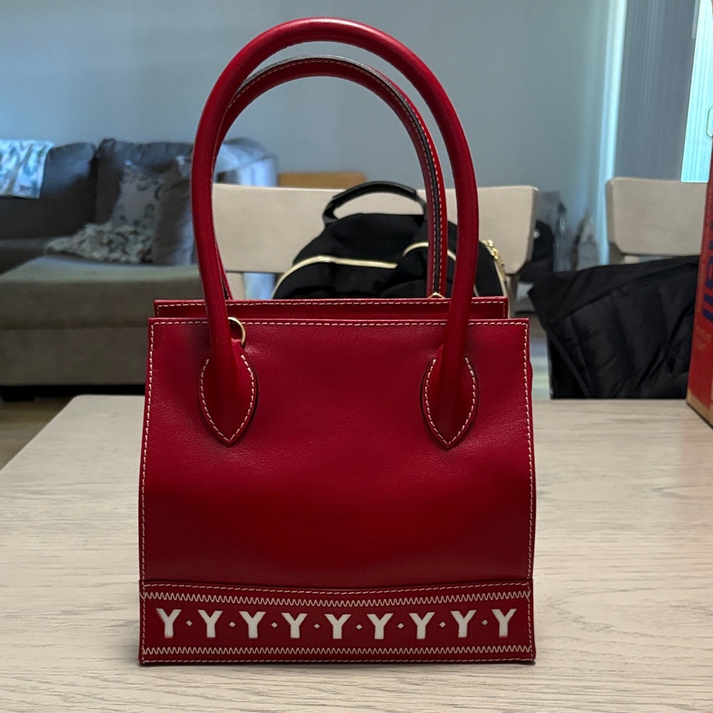Yves Saint Laurent Red Satchel